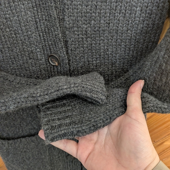 Brunello Cucinelli Long Button-Up Cardigan With Sequins In The Shoulders Size M - Picture 3 of 10